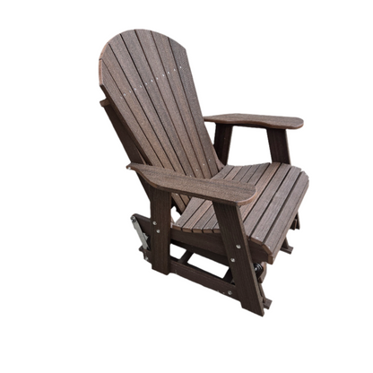 Dutch Country Patio 2' Straight Glider Adirondack Chair