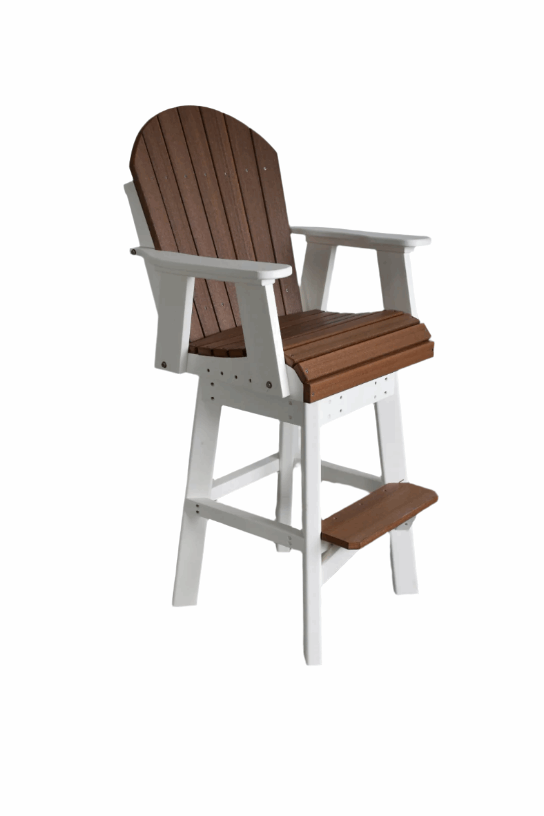Dutch Country Patio 2' Swivel Adirondack Chair - In Dining, Counter & Bar Heights