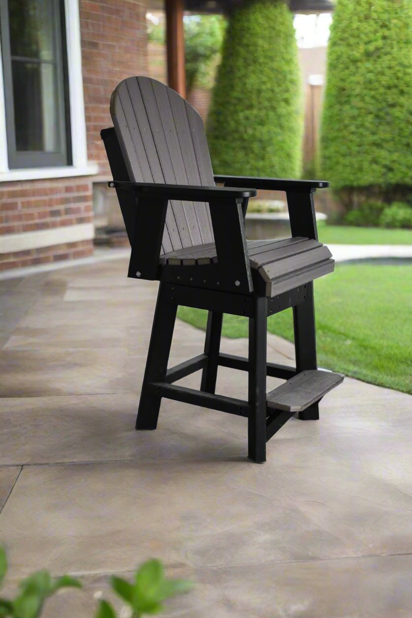 Dutch Country Patio 2' Swivel Adirondack Chair - In Dining, Counter & Bar Heights
