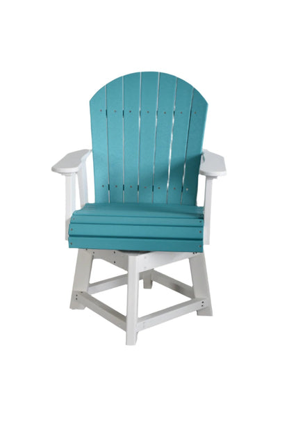 Dutch Country Patio 2' Swivel Adirondack Chair - In Dining, Counter & Bar Heights