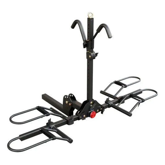 2 - Bike Hitch Bike Rack, Folding Fat Tire Bike Carrier, 200 LBS, 2'' Receiver - Angler's Pro Tackle & Outdoors
