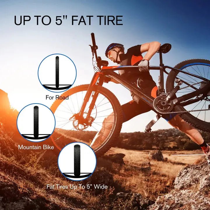 2 - Bike Hitch Bike Rack, Folding Fat Tire Bike Carrier, 200 LBS, 2'' Receiver - Angler's Pro Tackle & Outdoors