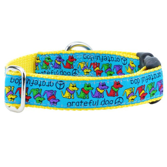 2 Hounds Design 1″ Grateful Dog Teddy The Dog Essential Martingale Dog Collar - Angler's Pro Tackle & Outdoors
