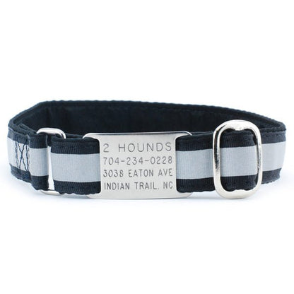 2 Hounds Design 1″ Reflective Jingle Free Tag Dog Collar - Angler's Pro Tackle & Outdoors