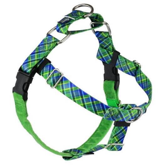 2 Hounds Design Electric Glow Green Plaid Freedom No - Pull Dog Harness – EarthStyle - Angler's Pro Tackle & Outdoors