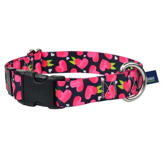 2 Hounds Design Fruity Hearts Buckle Martingale Dog Collar – EarthStyle (1" Only) - Angler's Pro Tackle & Outdoors