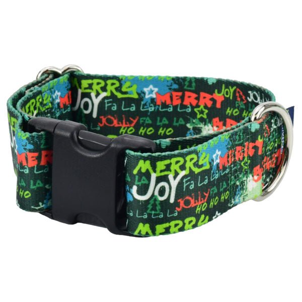 2 Hounds Design Holiday Graffiti Dog Collar – EarthStyle - Angler's Pro Tackle & Outdoors