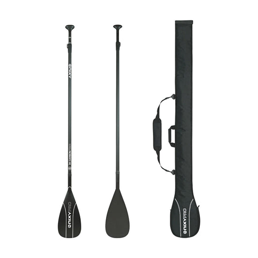 NIXY 2-Piece Adjustable 100% 3K Carbon Fiber SUP Pro Paddle