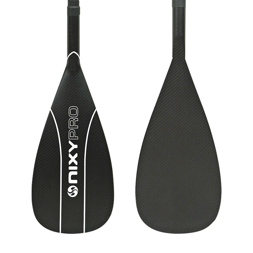 NIXY 2-Piece Adjustable 100% 3K Carbon Fiber SUP Pro Paddle