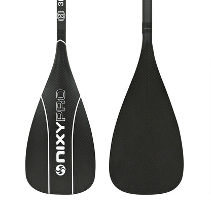NIXY 2-Piece Adjustable 100% 3K Carbon Fiber SUP Pro Paddle