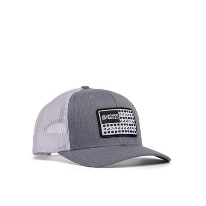 Hooked & Tagged  - American Flag Patch Hat