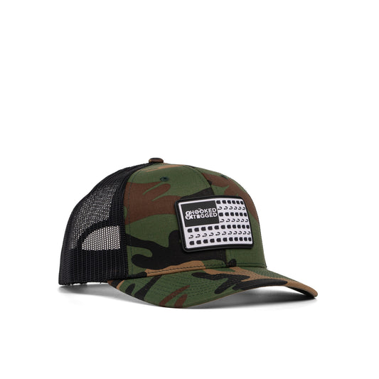 Hooked & Tagged  - American Flag Patch Hat