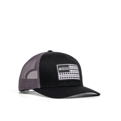 Hooked & Tagged  - American Flag Patch Hat
