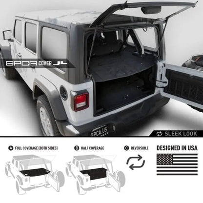 GPCA Wrangler JL 4DR Cargo Cover PRO