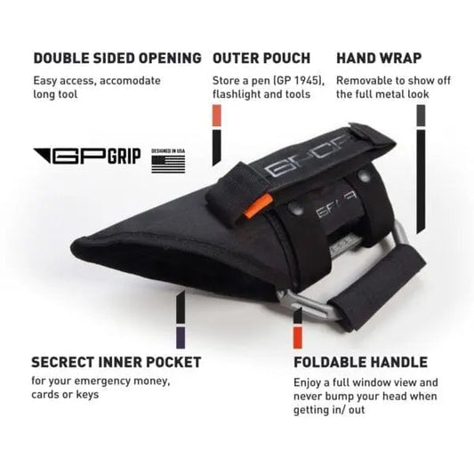 GPCA Grip PRO Foldable Handle — Jeep Wrangler JL, Gladiator JT & 4xe (2018+)