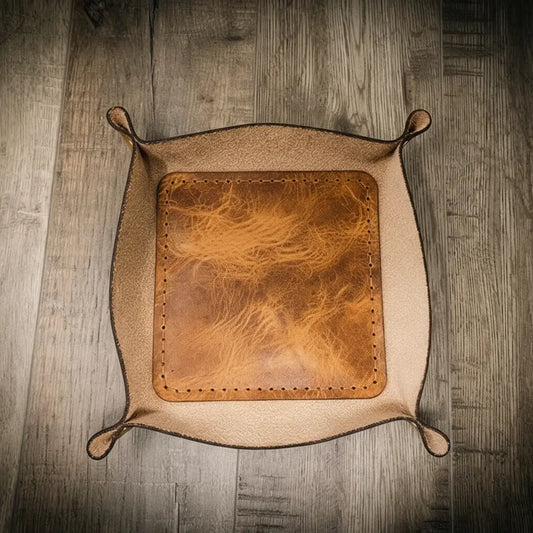 Bull Sheath Leather Valet Tray