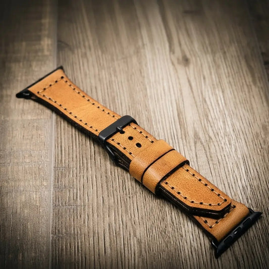 Bull Sheath Leather Apple Watch Leather Band