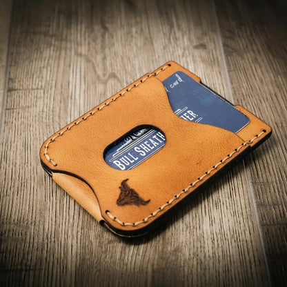 Bull Sheath Leather The Keller Money Clip