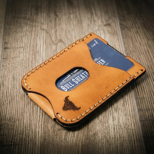 Bull Sheath Leather The Keller Money Clip