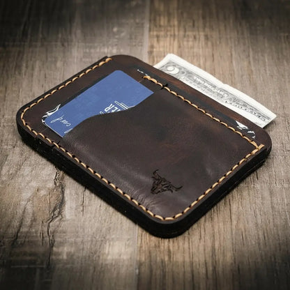 Bull Sheath Leather Mansfield Minimalist Wallet
