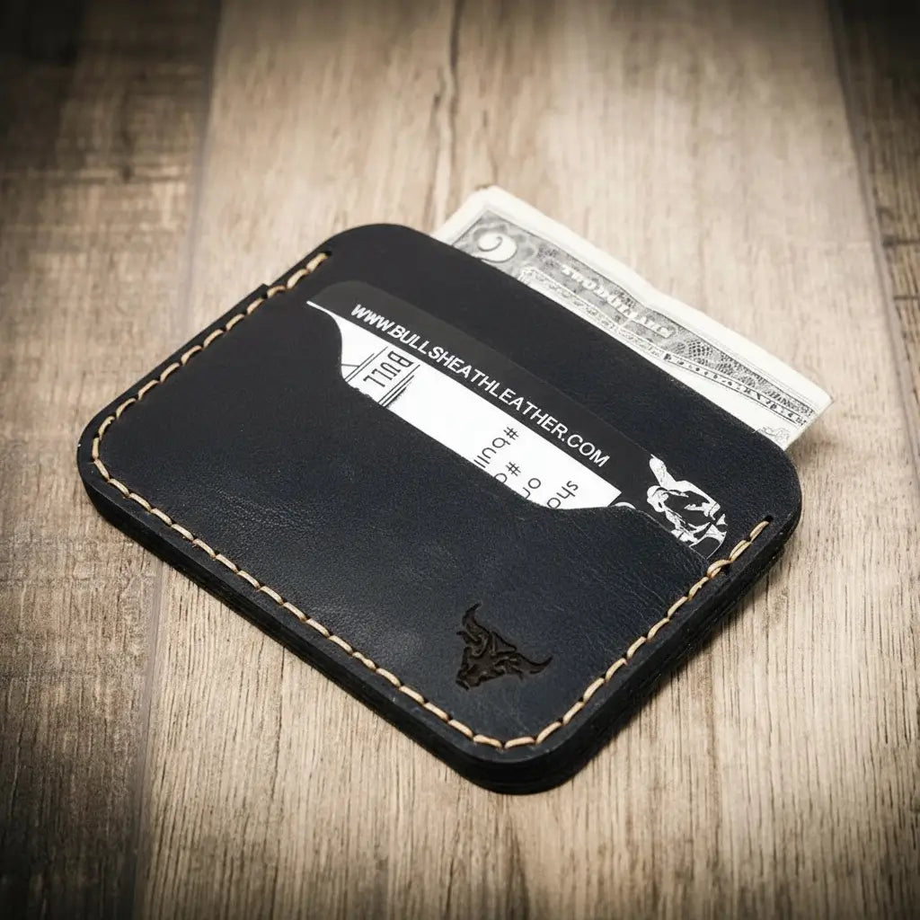 Bull Sheath Leather Pflugerville Card Wallet