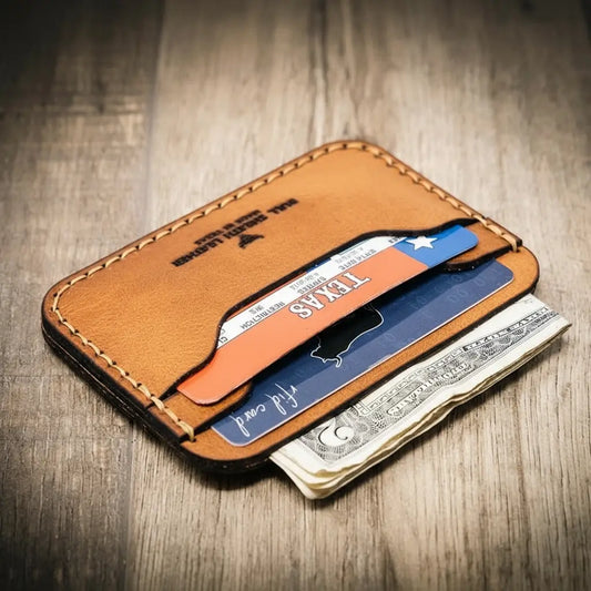 Bull Sheath Leather Pflugerville Card Wallet