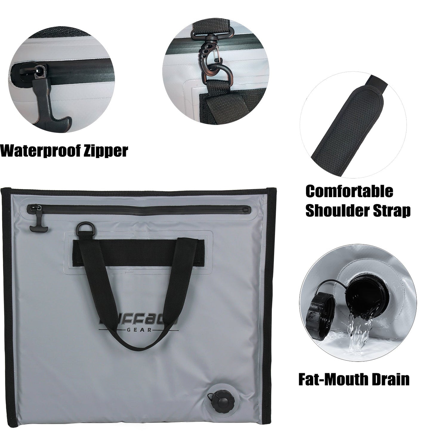 Buffalo Gear 20''Fish Cooler Bag For Fish Bait