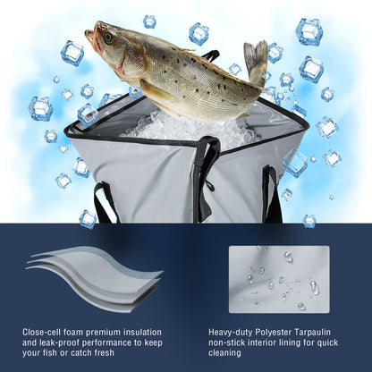 Buffalo Gear 20''Fish Cooler Bag For Fish Bait