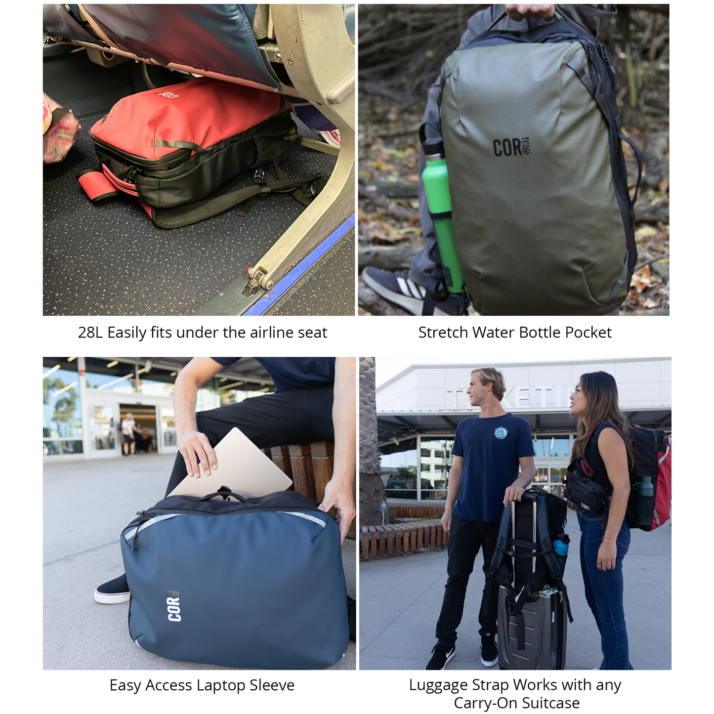 COR Surf The Island Hopper Travel Backpack 28L