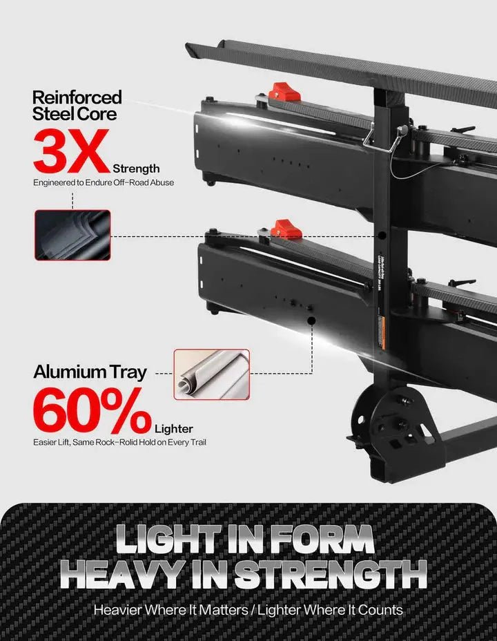 200lbs Capacity Tire - Clamp E - bike Rack with Ramp - Angler's Pro Tackle & Outdoors