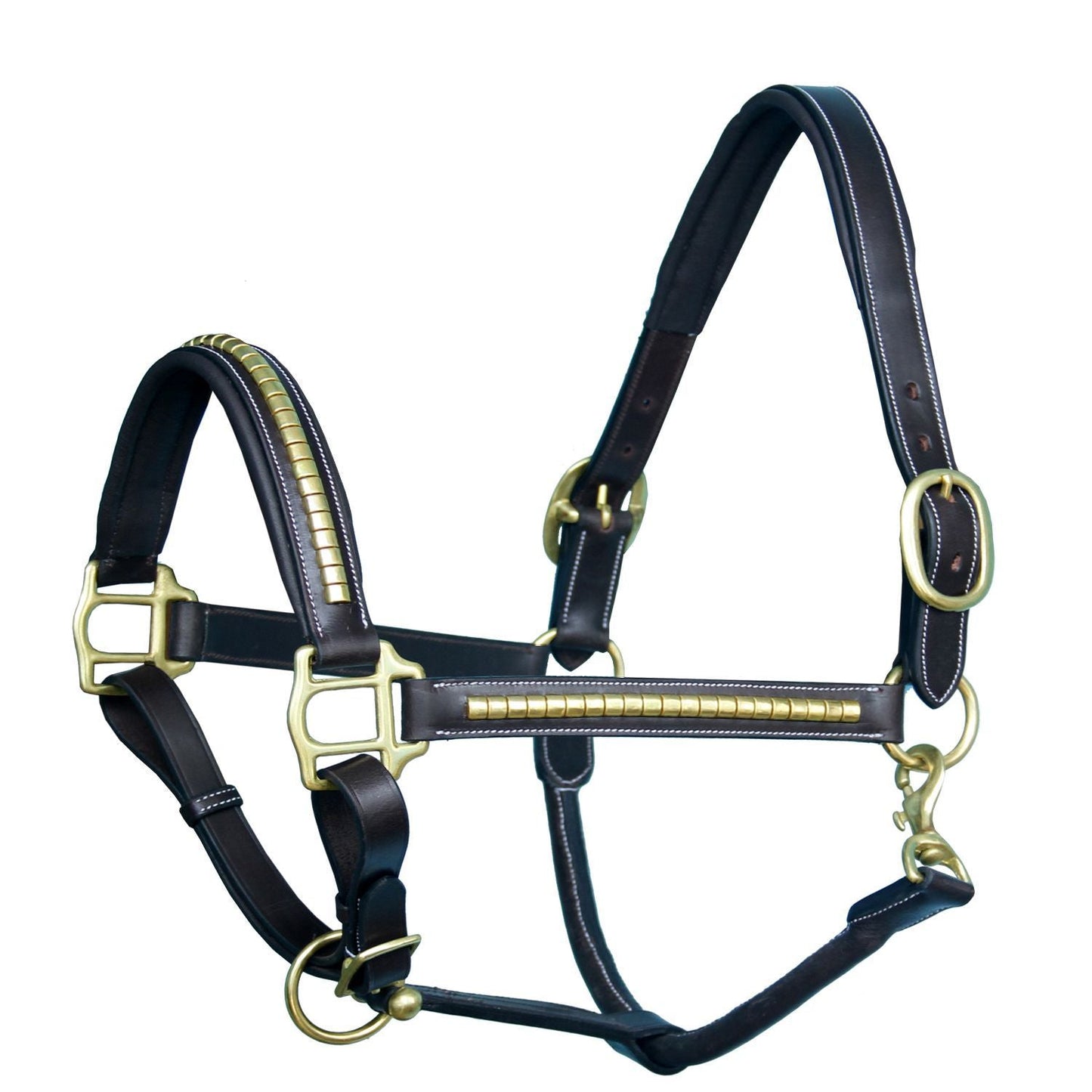 Bridles & Reins ExionPro Clincher Halter - Brass Hardware