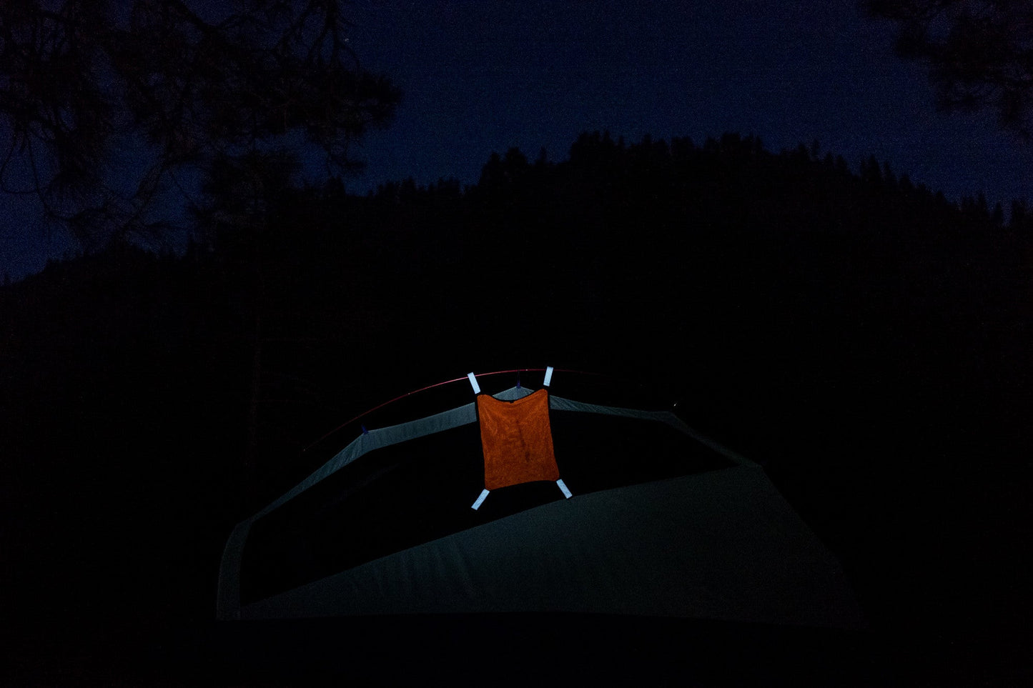 Orange Aglow Blaze Orange Safety Panel
