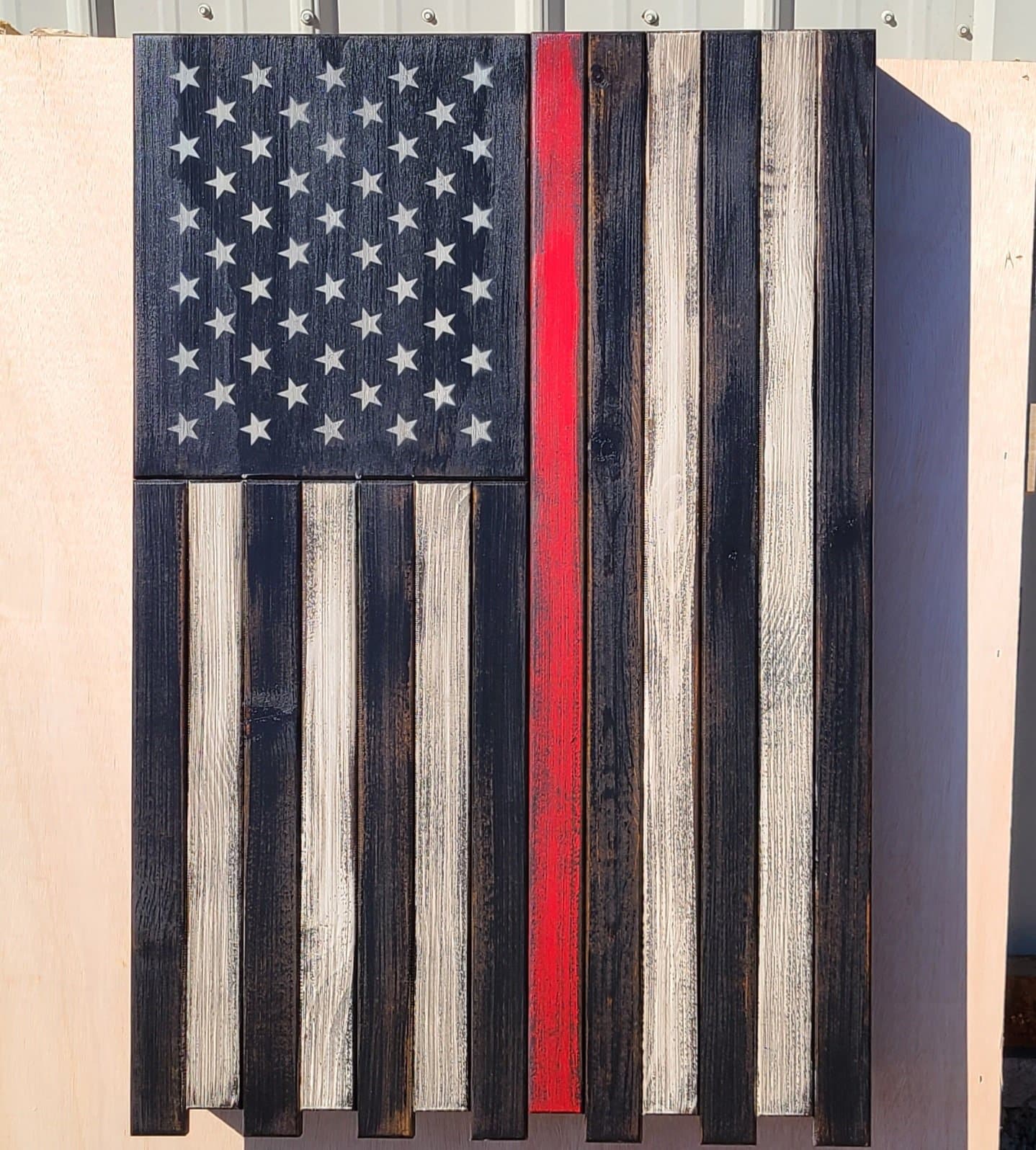 Liberty Home Concealment Large Vertical Hanging American Flag Gun Concealment Case