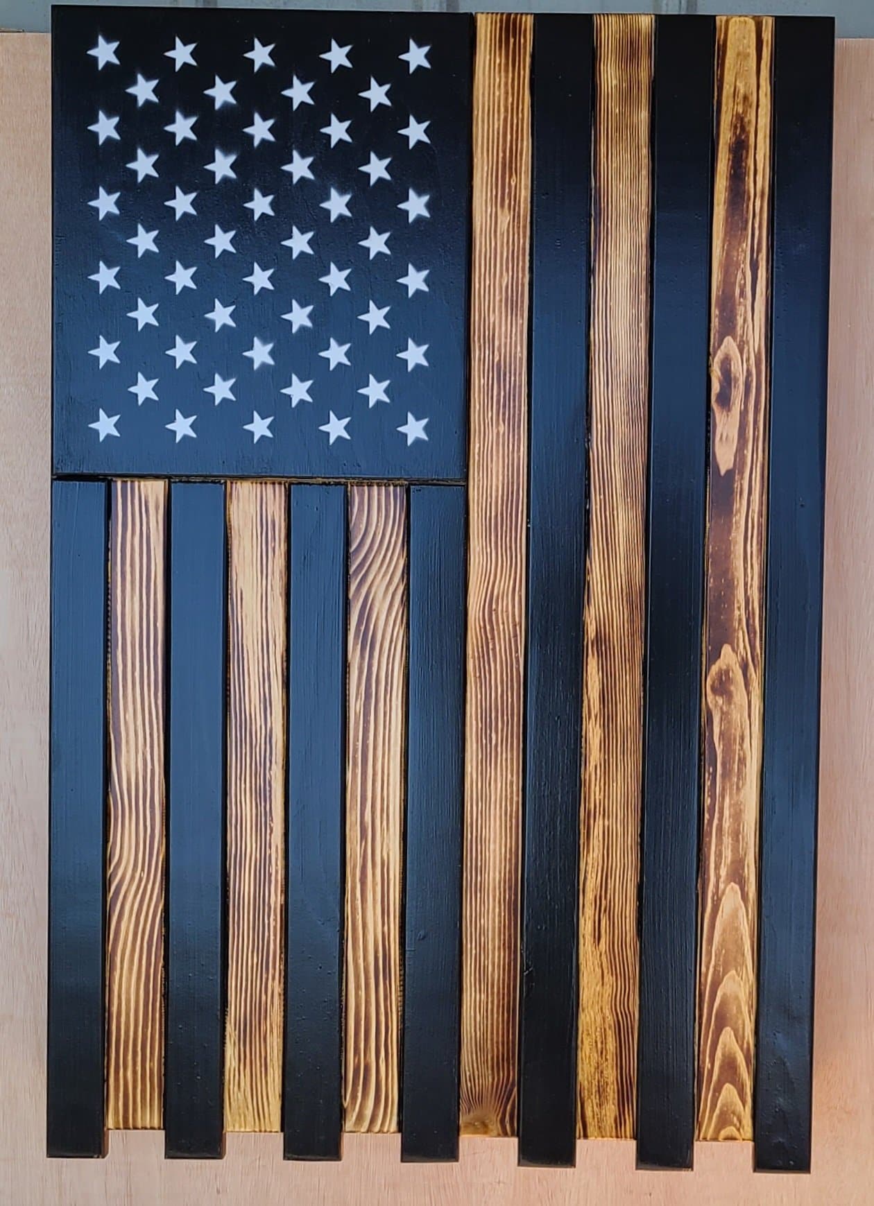 Liberty Home Concealment Large Vertical Hanging American Flag Gun Concealment Case