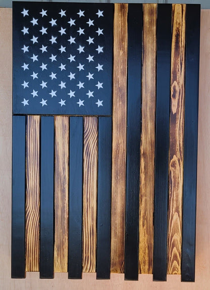 Liberty Home Concealment Large Vertical Hanging American Flag Gun Concealment Case