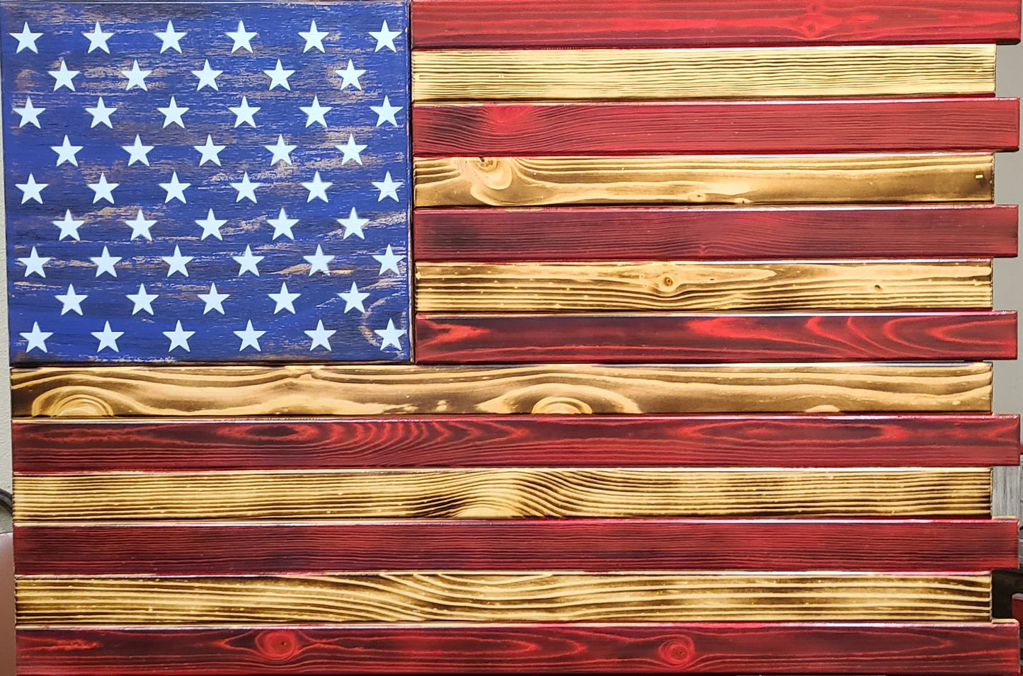 Liberty Home Concealment Large American Flag Gun Concealment Case with 2 Compartments