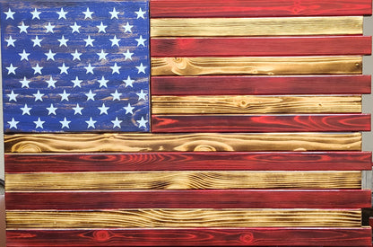Liberty Home Concealment Dual Compartment Small American Flag Gun Concealment Case
