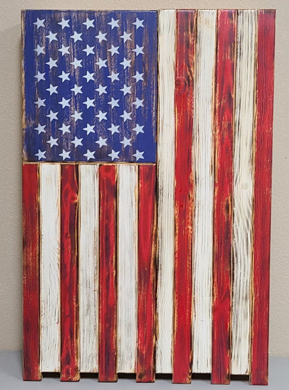 Liberty Home Concealment Large Vertical Hanging American Flag Gun Concealment Case