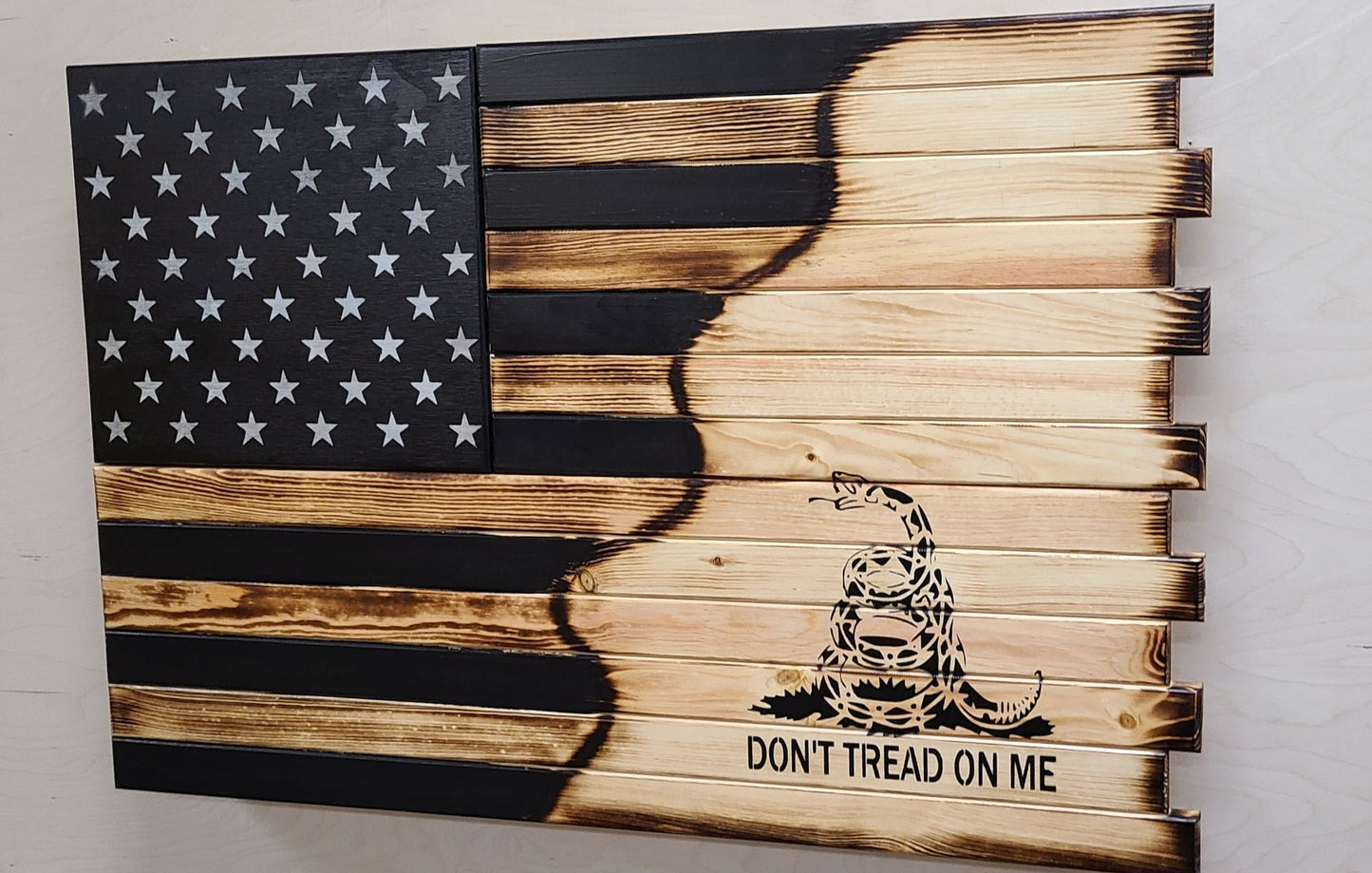 Liberty Home Concealment Deluxe 3 Compartment Gun Concealment Case (Hybrid American Flag Designs)