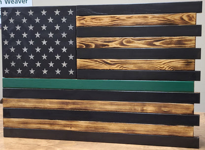 Liberty Home Concealment Large American Flag Gun Concealment Case with 2 Compartments