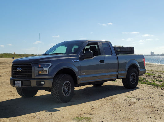 Range Industries 2015+ F-150 Low Profile Rooftop Tent Rack Kit