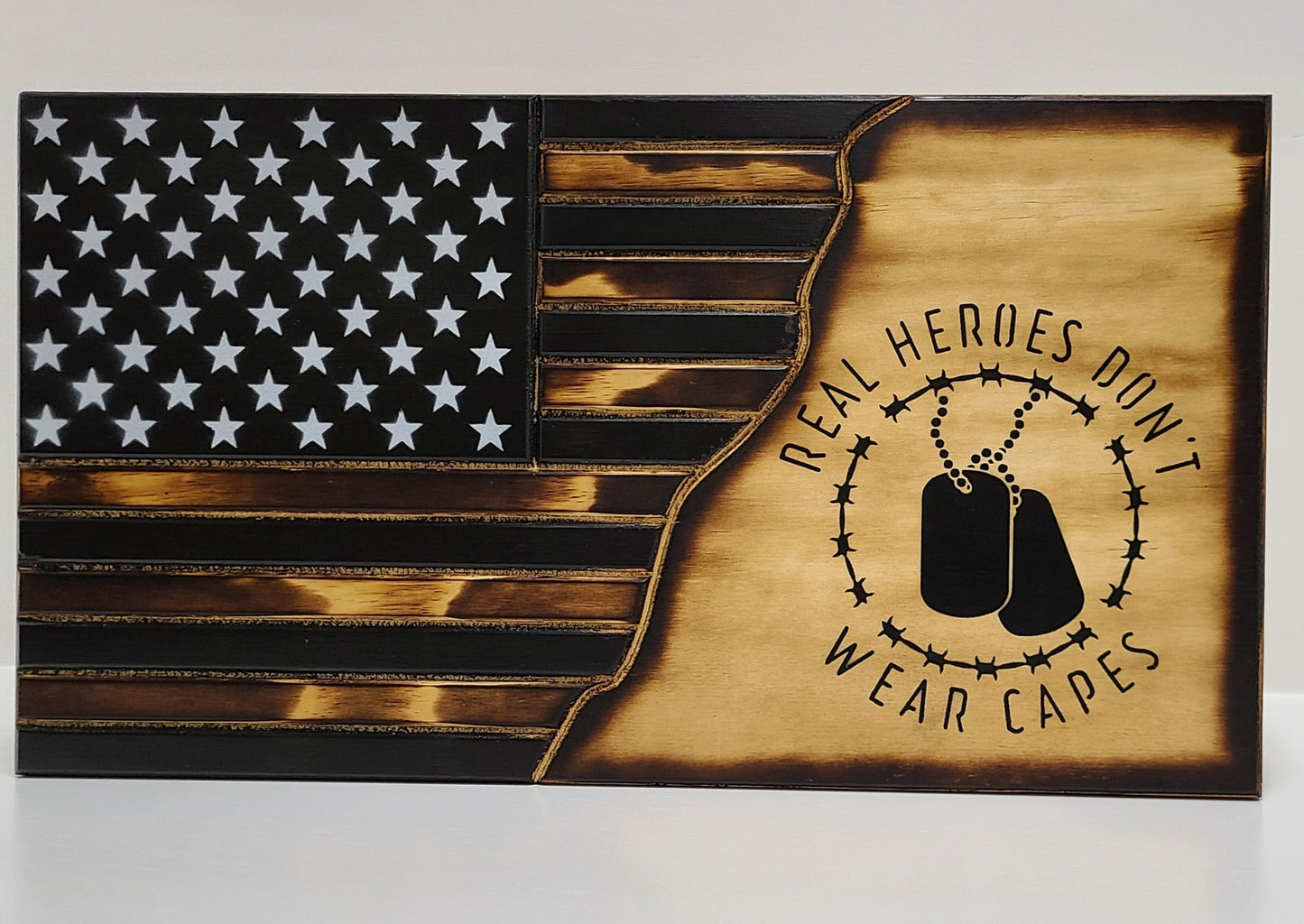 Liberty Home Concealment Hero's Don't Wear Capes Concealment Flag
