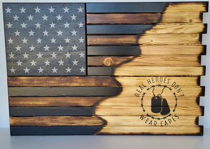 Liberty Home Concealment Hero's Don't Wear Capes Concealment Flag
