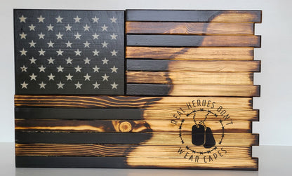 Liberty Home Concealment Hero's Don't Wear Capes Concealment Flag