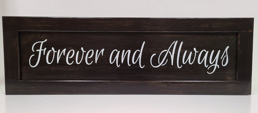Liberty Home Concealment Forever and Always Wooden Gun Storage Sign