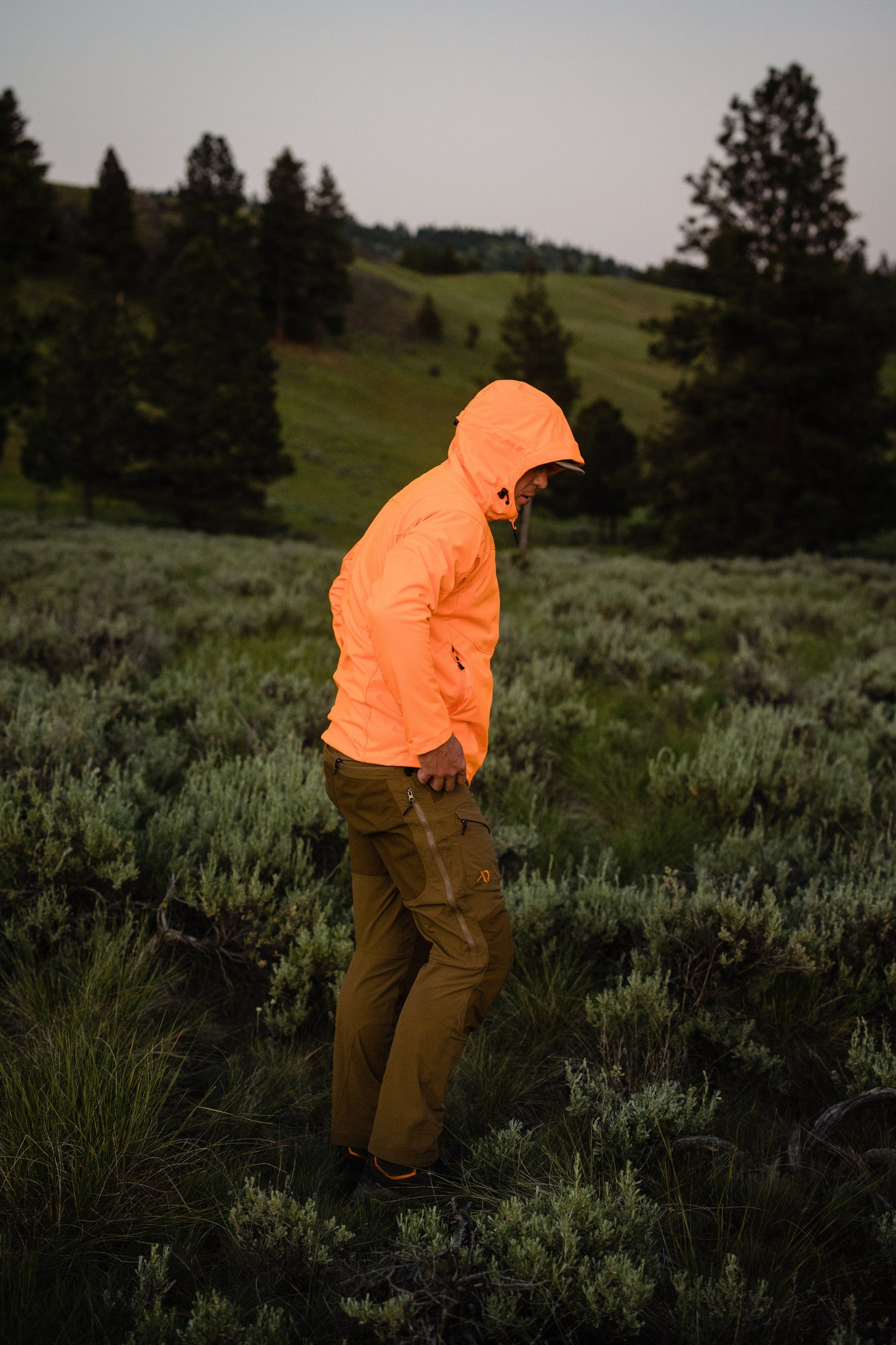 Orange Aglow Ridgerunner Softshell Jacket
