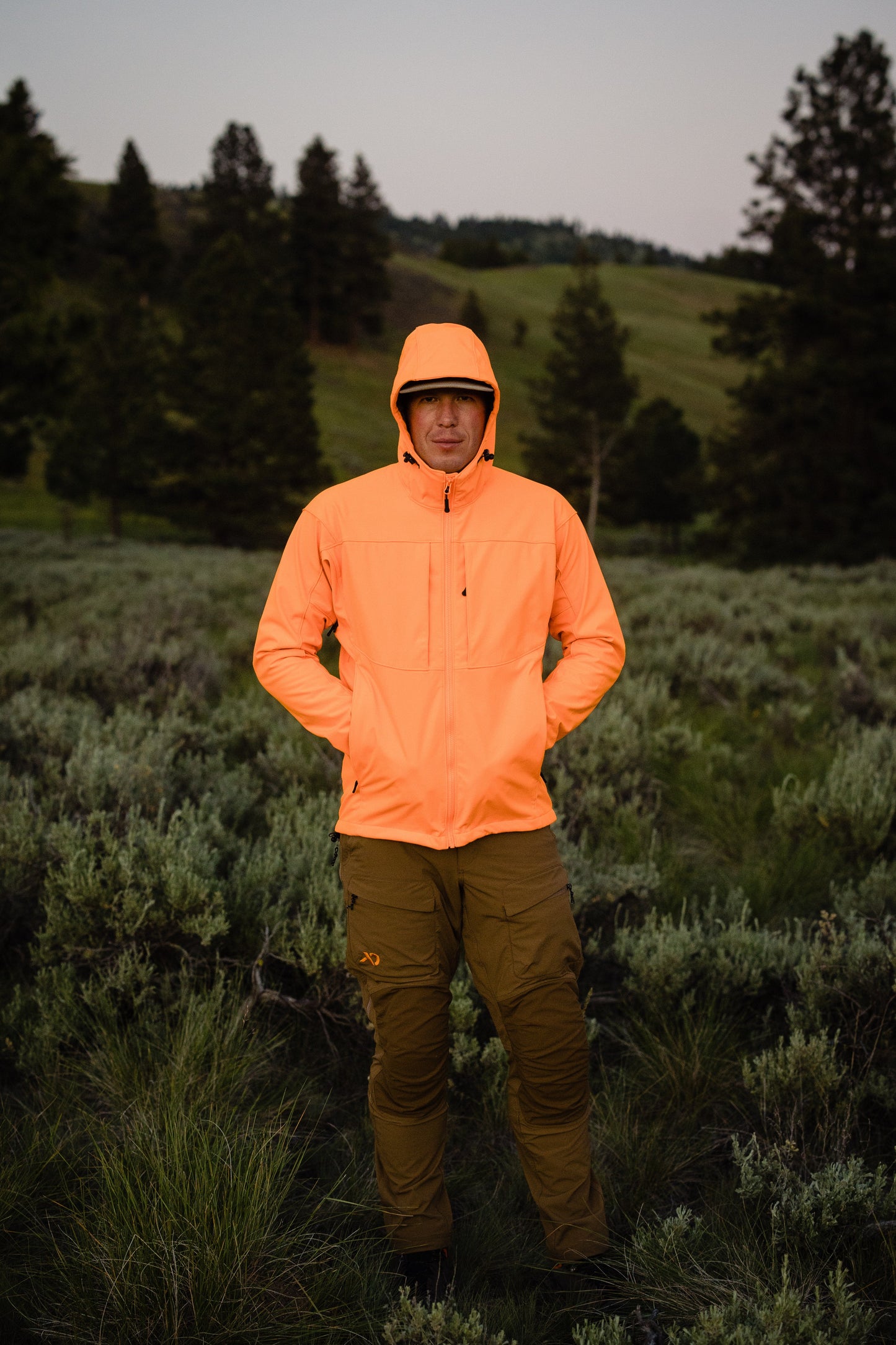 Orange Aglow Ridgerunner Softshell Jacket
