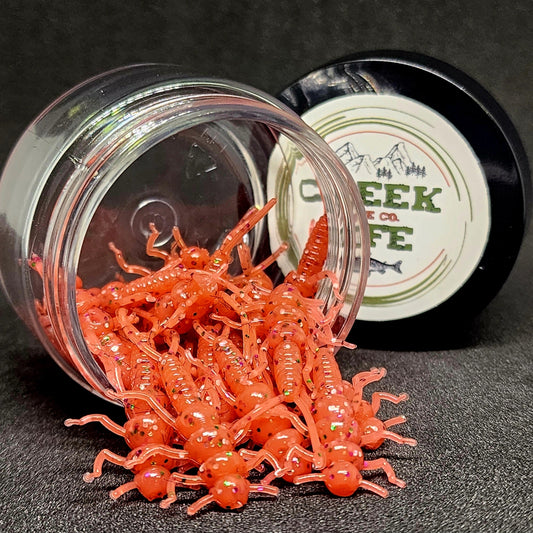 Creek Life Lures Jar of 1.4" Inch Micro Stonefly "The Appalachian Stoner"