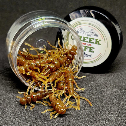 Creek Life Lures Jar of 1.4" Inch Micro Stonefly "The Appalachian Stoner"