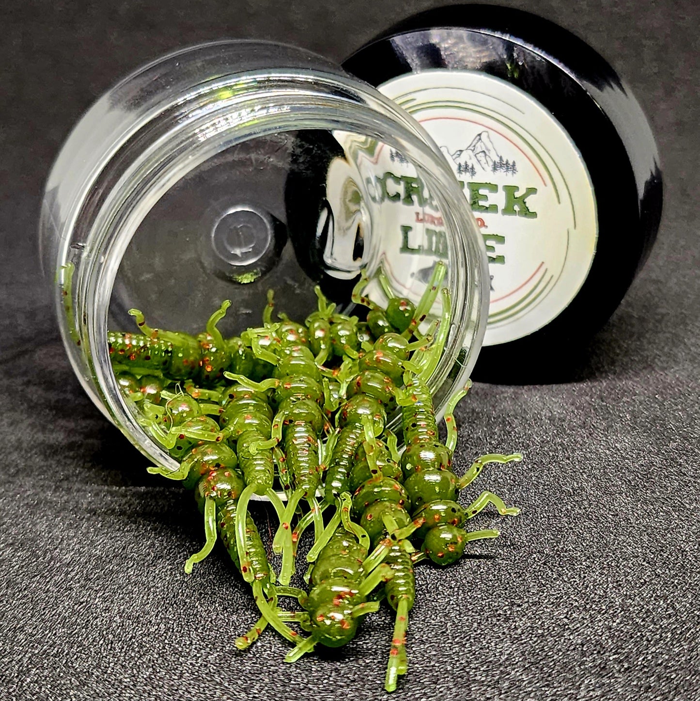 Creek Life Lures Jar of 1.4" Inch Micro Stonefly "The Appalachian Stoner"